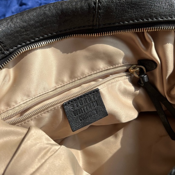 Gorgeous Black Leather Stuart Weitzman Bag - Picture 3 of 8